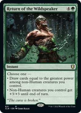 Image for Return of the Wildspeaker (831) (Commander Legends: Battle for Baldur's Gate) - Magic: The Gathering