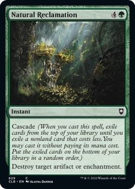 Image for Natural Reclamation (829) (Commander Legends: Battle for Baldur's Gate) - Magic: The Gathering
