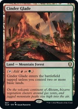 Image for Cinder Glade (887) (Commander Legends: Battle for Baldur's Gate) - Magic: The Gathering