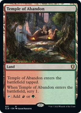 Temple of Abandon (921) (Commander Legends: Battle for Baldur's Gate)