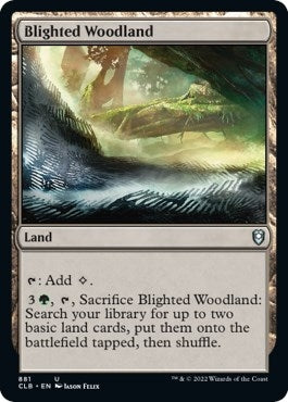 Blighted Woodland (881) (Commander Legends: Battle for Baldur's Gate)