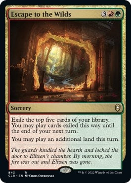 Image for Escape to the Wilds (843) (Commander Legends: Battle for Baldur's Gate) - Magic: The Gathering