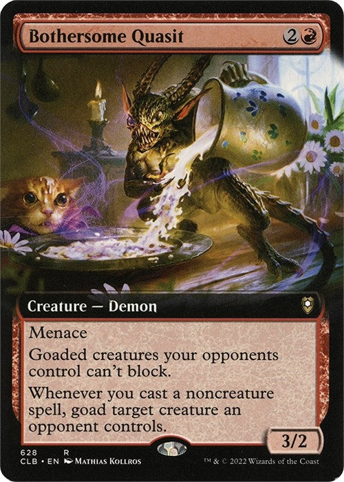 Bothersome Quasit (Extended Art) (628) (Commander Legends: Battle for Baldur's Gate)