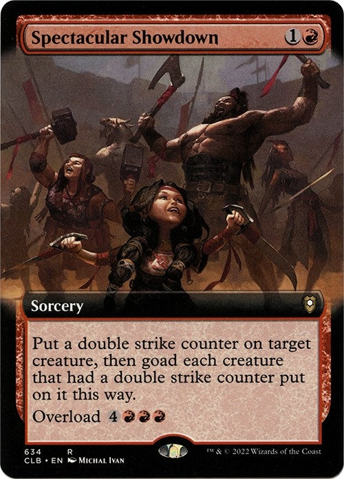 Spectacular Showdown (Extended Art) (634) (Commander Legends: Battle for Baldur's Gate)