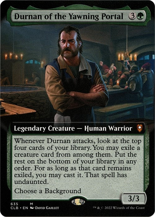 Image for Durnan of the Yawning Portal (Extended Art) (635) (Commander Legends: Battle for Baldur's Gate) - Magic: The Gathering
