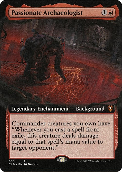 Passionate Archaeologist (Extended Art) (633) (Commander Legends: Battle for Baldur's Gate)