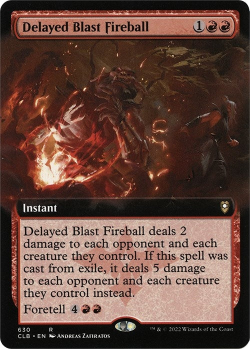 Delayed Blast Fireball (Extended Art) (630) (Commander Legends: Battle for Baldur's Gate)