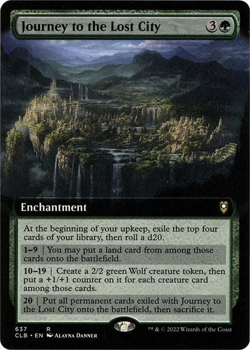 Image for Journey to the Lost City (Extended Art) (637) (Commander Legends: Battle for Baldur's Gate) - Magic: The Gathering