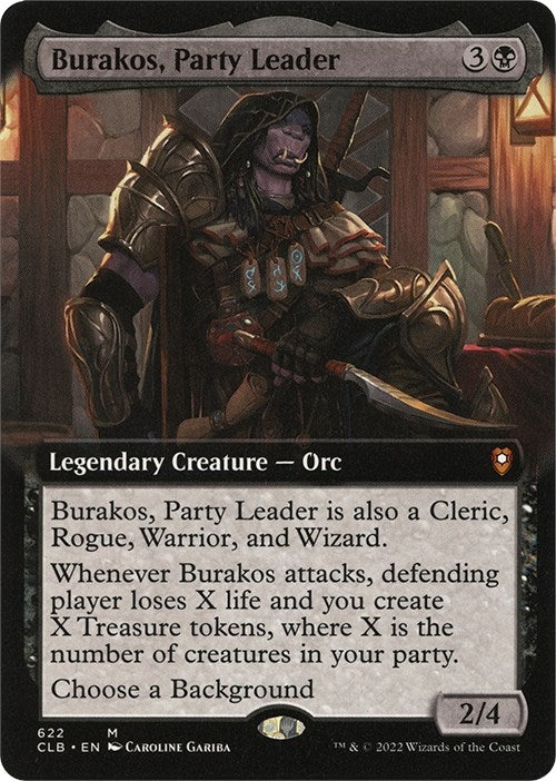 Image for Burakos, Party Leader (Extended Art) (622) (Commander Legends: Battle for Baldur's Gate) - Magic: The Gathering