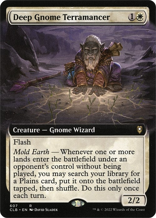 Image for Deep Gnome Terramancer (Extended Art) (607) (Commander Legends: Battle for Baldur's Gate) - Magic: The Gathering