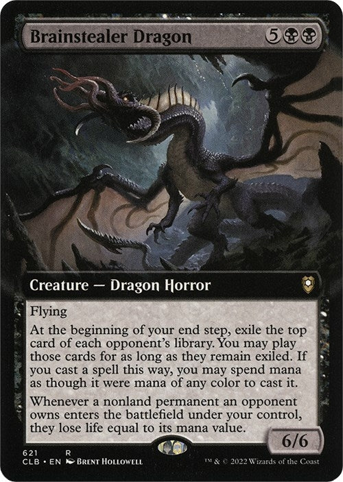 Brainstealer Dragon (Extended Art) (621) (Commander Legends: Battle for Baldur's Gate)