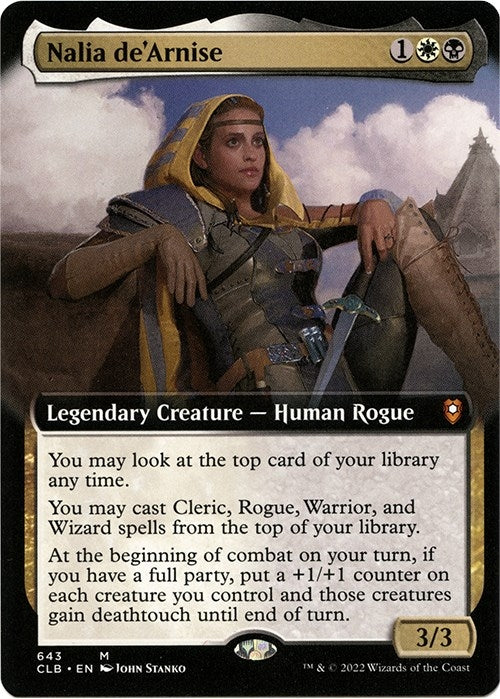 Nalia de'Arnise (Extended Art) (643) (Commander Legends: Battle for Baldur's Gate)