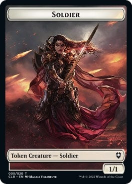 Soldier Token (5) (Commander Legends: Battle for Baldur's Gate)