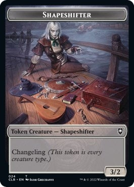 Image for Shapeshifter (024) // Shapeshifter (028) Double-Sided Token (24 // 28) (Commander Legends: Battle for Baldur's Gate) - Magic: The Gathering