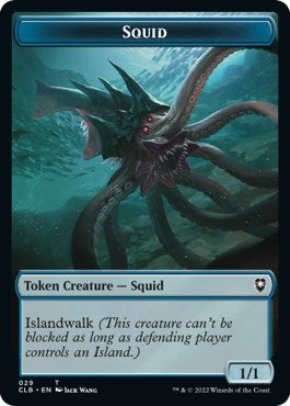 Image for Squid // Copy Double-Sided Token (29 // 19) (Commander Legends: Battle for Baldur's Gate) - Magic: The Gathering