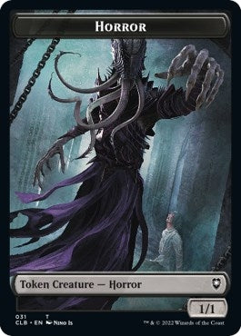 Image for Horror // Eldrazi Horror Double-Sided Token (31 // 21) (Commander Legends: Battle for Baldur's Gate) - Magic: The Gathering