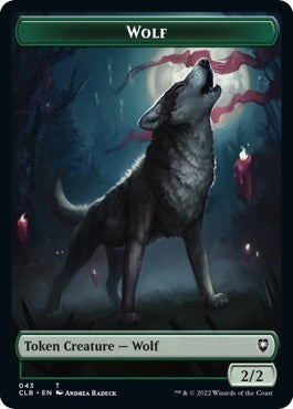 Image for Wolf // Insect Double-Sided Token (43 // 40) (Commander Legends: Battle for Baldur's Gate) - Magic: The Gathering