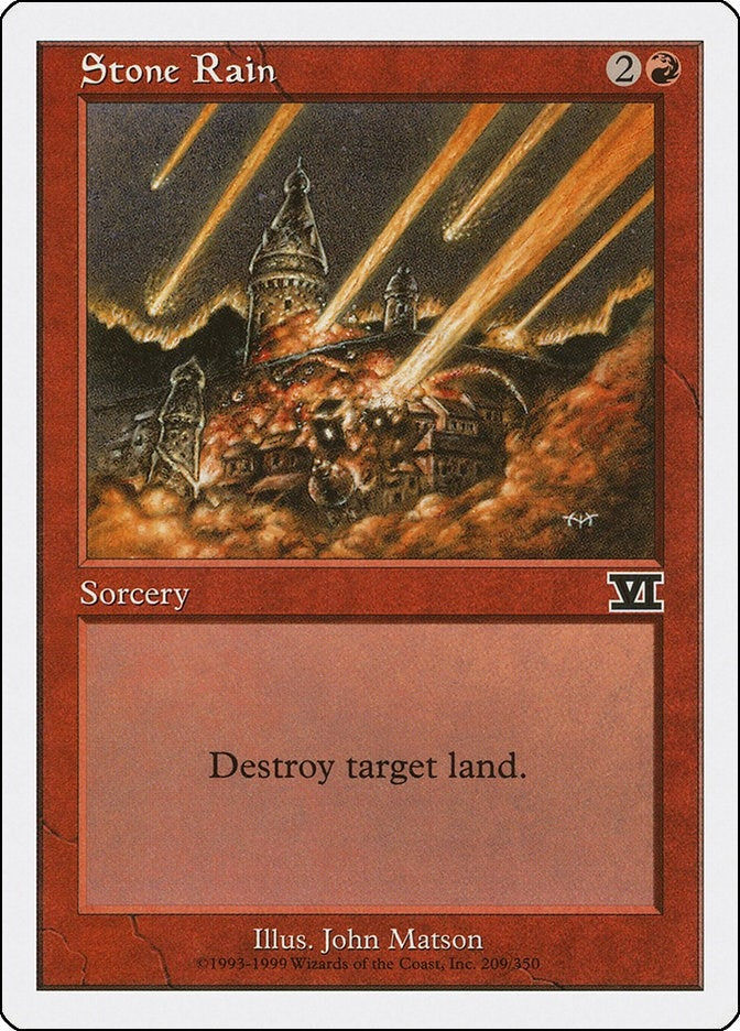 Image for Stone Rain (209) (Classic Sixth Edition) - Magic: The Gathering