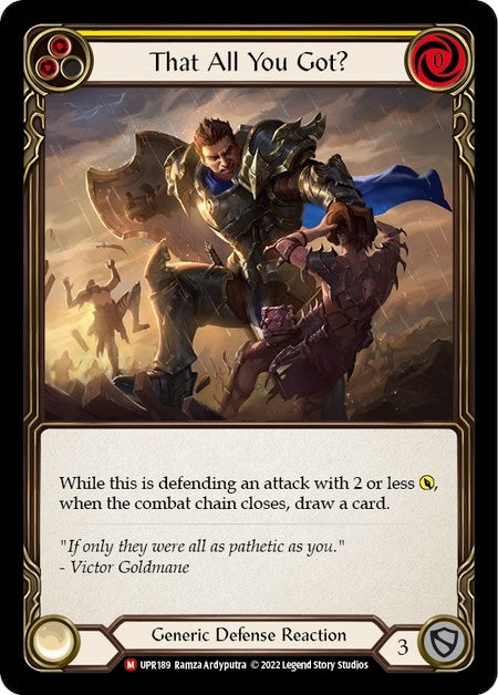 Image for That All You Got? (UPR189) (Uprising) - Flesh and Blood TCG