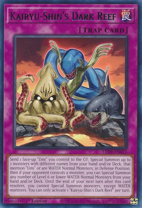 Image for Kairyu-Shin's Dark Reef (LED9-EN022) (Legendary Duelists: Duels From the Deep) - YuGiOh