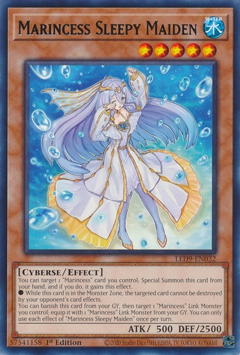 Image for Marincess Sleepy Maiden (LED9-EN032) (Legendary Duelists: Duels From the Deep) - YuGiOh