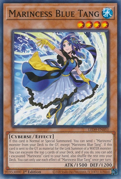 Image for Marincess Blue Tang (LED9-EN051) (Legendary Duelists: Duels From the Deep) - YuGiOh