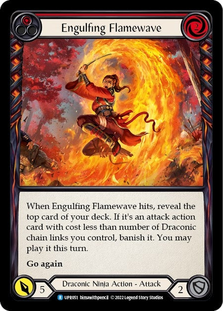 Engulfing Flamewave (Red) (UPR051) (Uprising)
