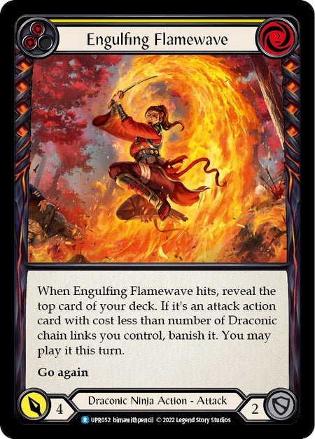 Engulfing Flamewave (Yellow) (UPR052) (Uprising)