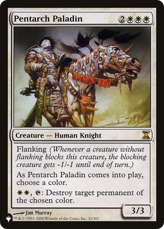 Pentarch Paladin (32/301) (The List Reprints) (LIST)