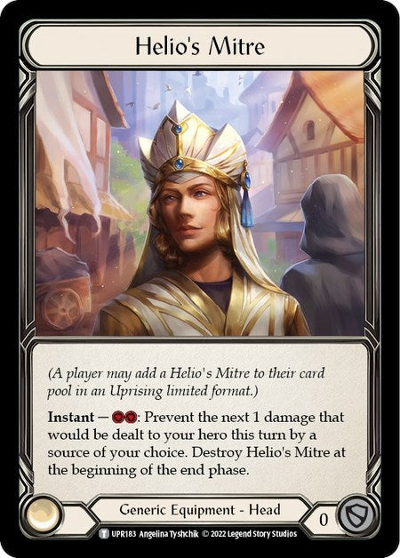 Image for Helio's Mitre (UPR183) (Uprising) - Flesh and Blood TCG