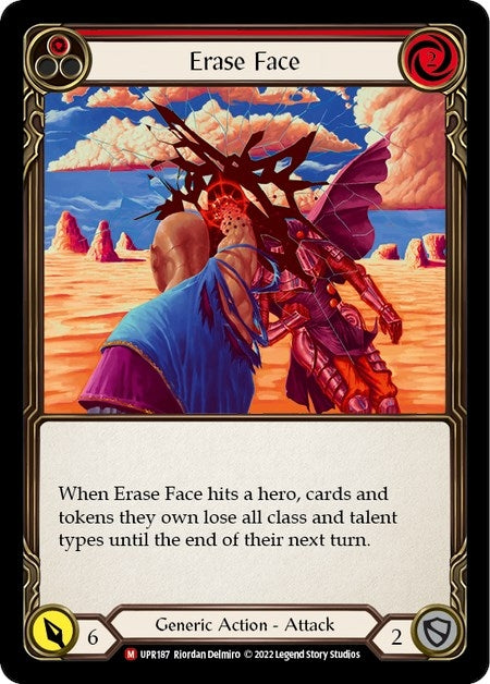 Image for Erase Face (UPR187) (Uprising) - Flesh and Blood TCG