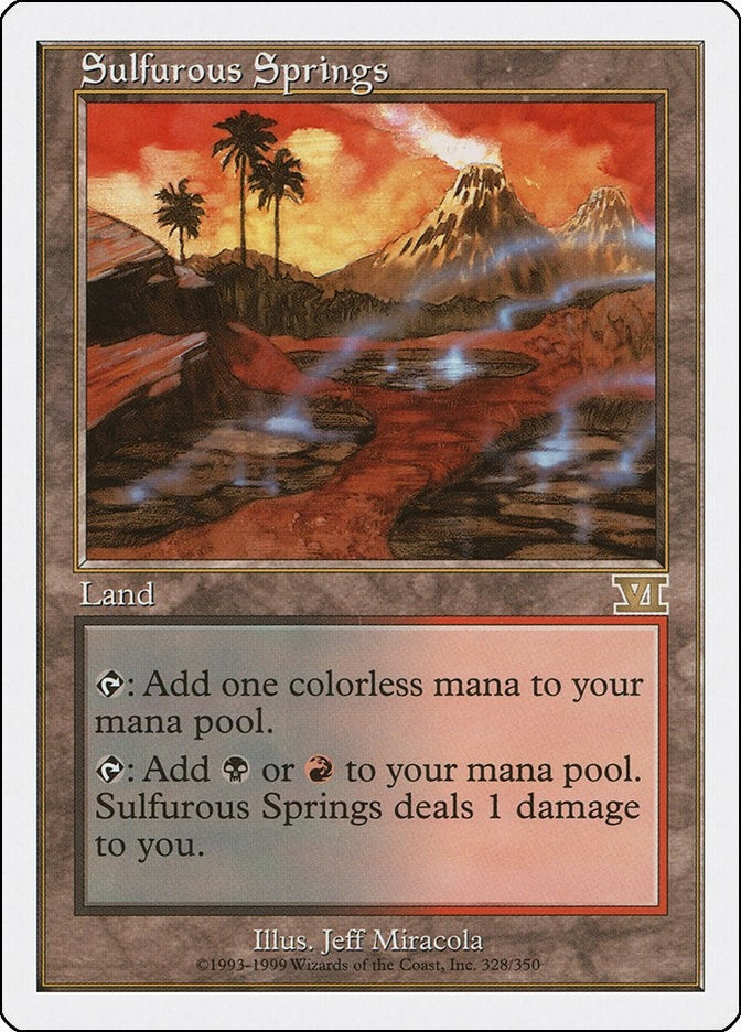 Image for Sulfurous Springs (328) (Classic Sixth Edition) - Magic: The Gathering