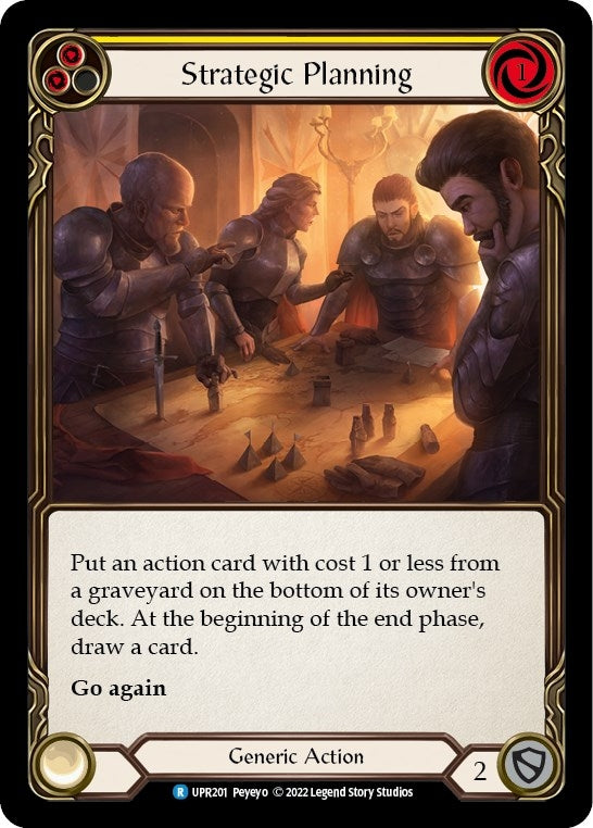 Image for Strategic Planning (Yellow) (UPR201) (Uprising) - Flesh and Blood TCG