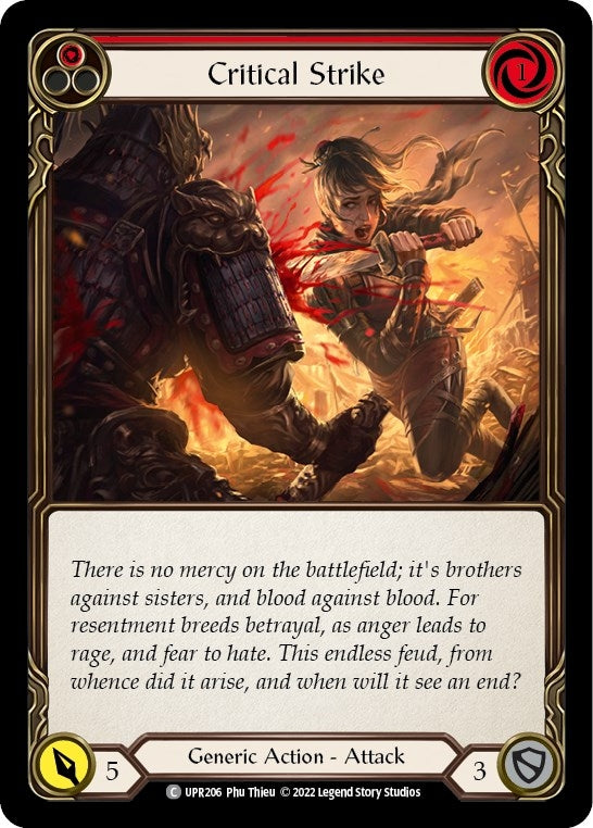 Critical Strike (Red) (UPR206) (Uprising)
