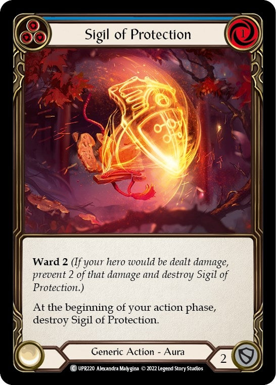 Image for Sigil of Protection (Blue) (UPR220) (Uprising) - Flesh and Blood TCG