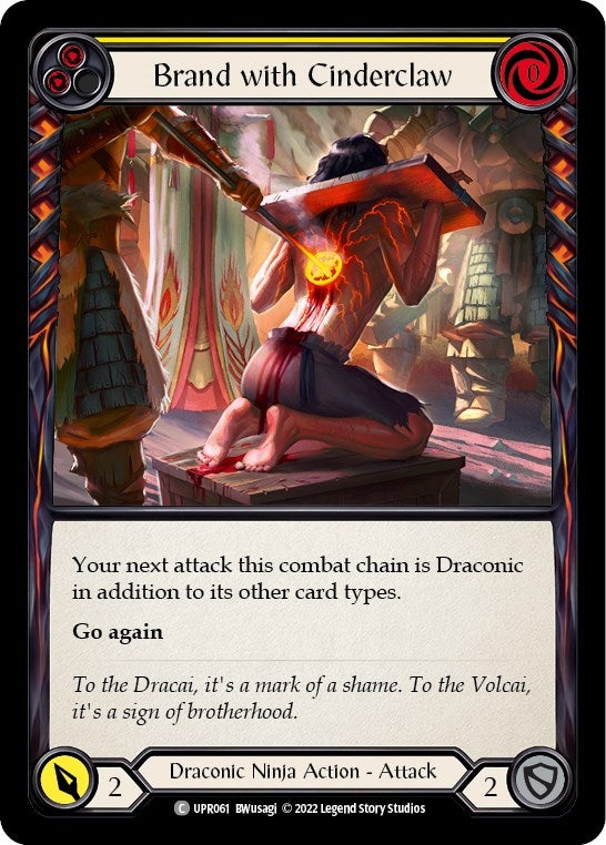 Brand with Cinderclaw (Yellow) (UPR061) (Uprising)