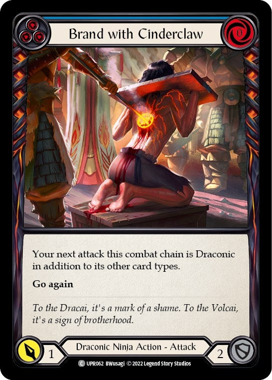 Brand with Cinderclaw (Blue) (UPR062) (Uprising)