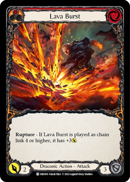 Image for Lava Burst (DRO010) (Blitz Deck: Uprising - Dromai) - Flesh and Blood TCG