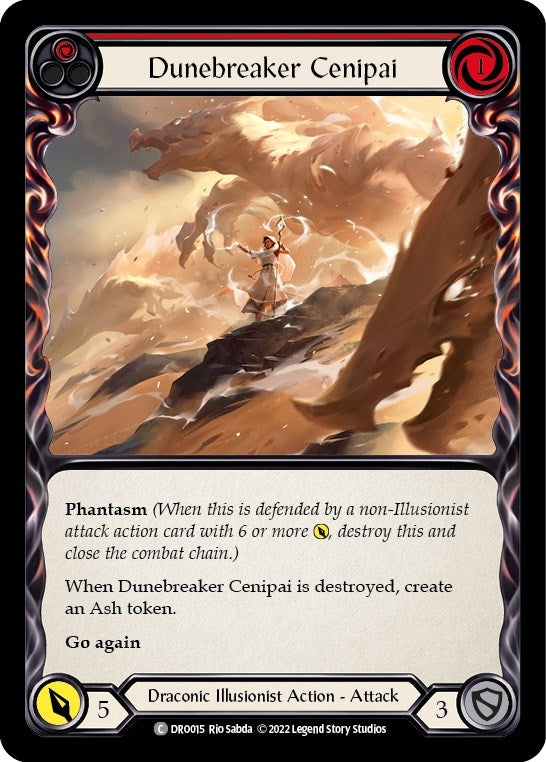 Image for Dunebreaker Cenipai (DRO015) (Blitz Deck: Uprising - Dromai) - Flesh and Blood TCG