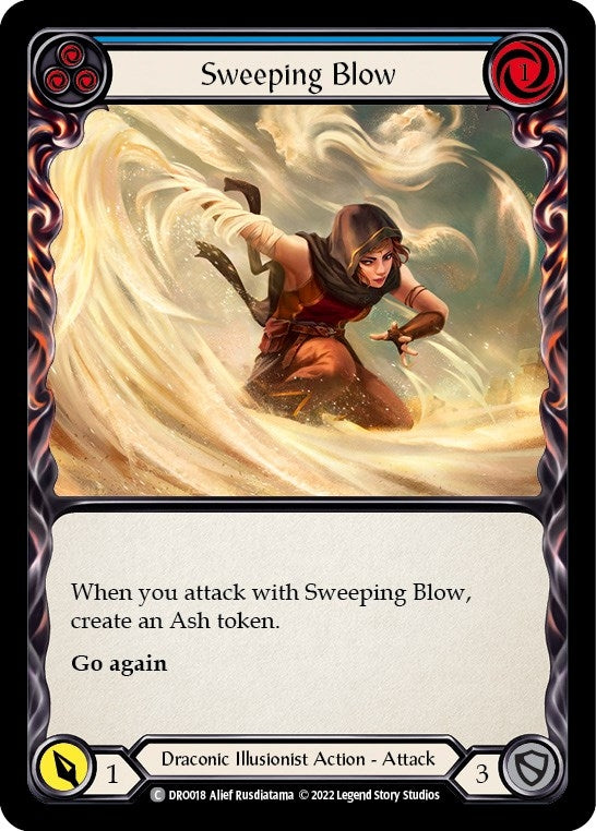 Image for Sweeping Blow (Blue) (DRO018) (Blitz Deck: Uprising - Dromai) - Flesh and Blood TCG