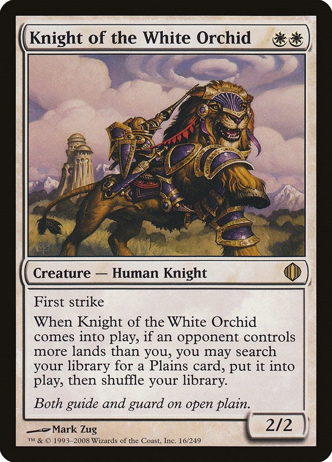 Image for Knight of the White Orchid (16) (Shards of Alara) - Magic: The Gathering