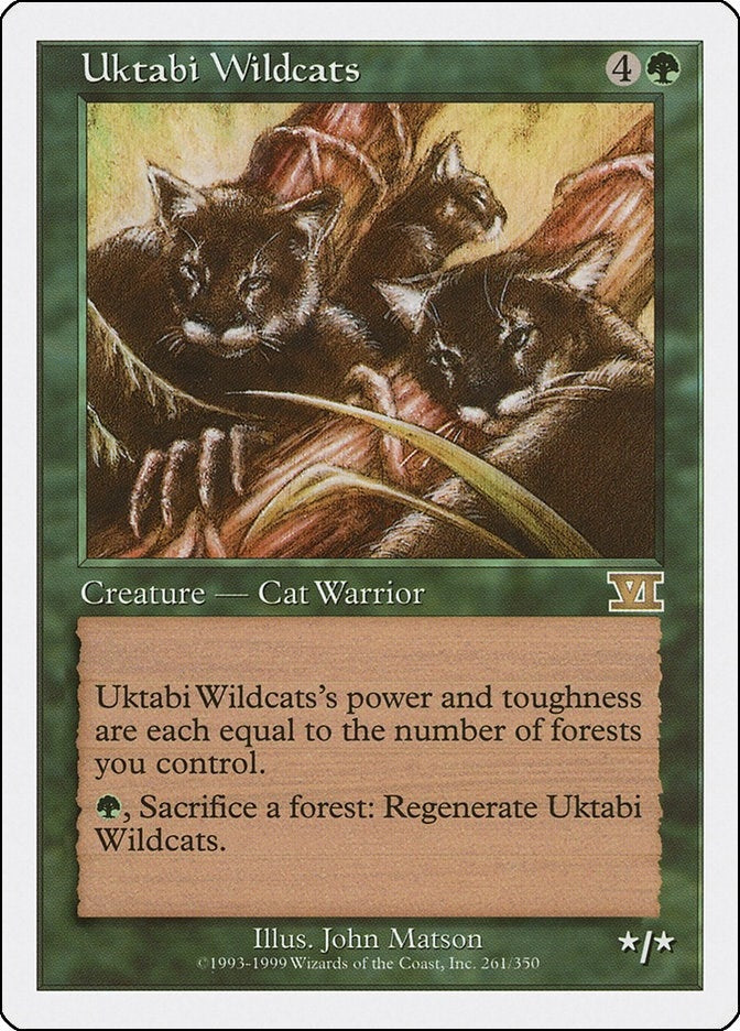 Image for Uktabi Wildcats (261) (Classic Sixth Edition) - Magic: The Gathering