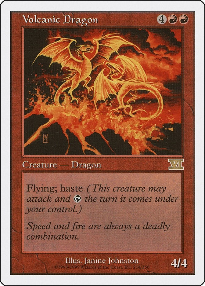 Volcanic Dragon (214) (Classic Sixth Edition)