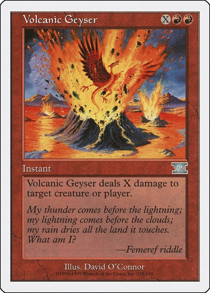 Image for Volcanic Geyser (215) (Classic Sixth Edition) - Magic: The Gathering