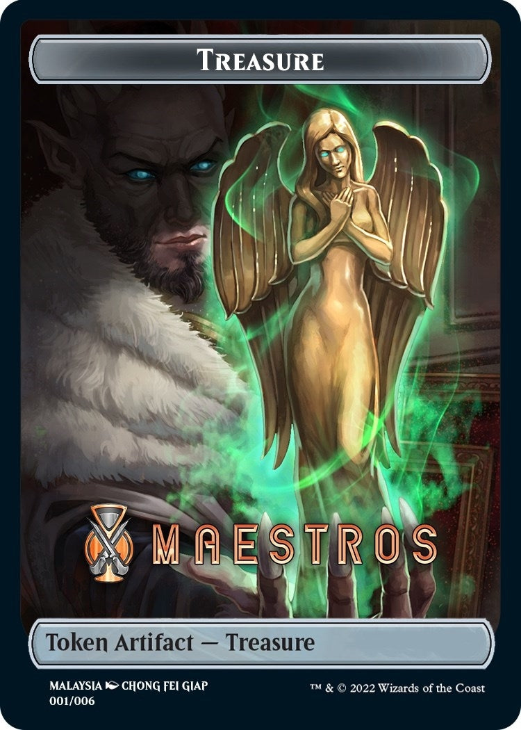 Image for Treasure Token (Maestros) [SEA Exclusive] (1) (Streets of New Capenna) - Magic: The Gathering