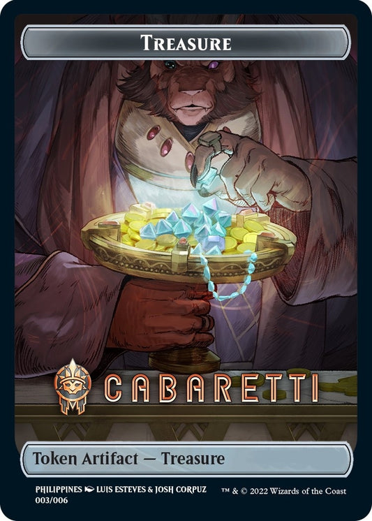 Treasure Token (Cabaretti) [SEA Exclusive] (3) (Streets of New Capenna)