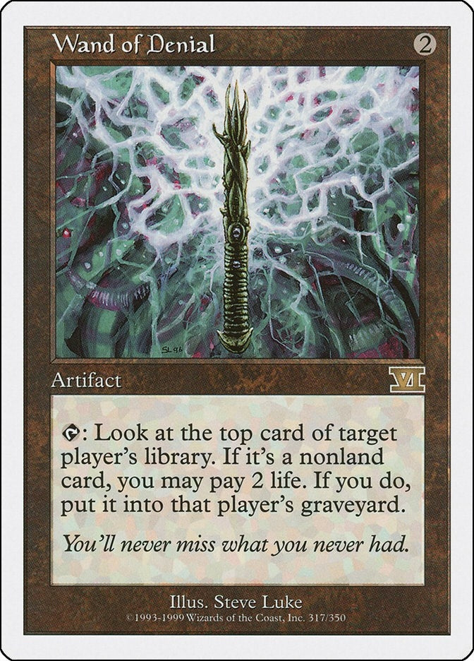 Image for Wand of Denial (317) (Classic Sixth Edition) - Magic: The Gathering