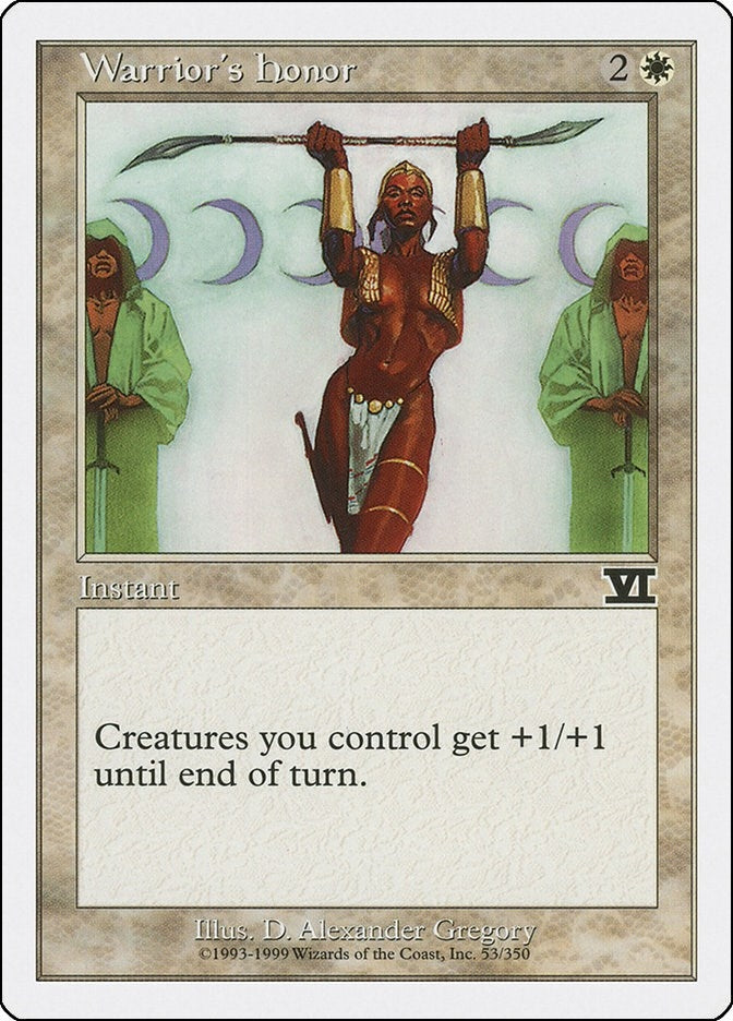 Image for Warrior's Honor (53) (Classic Sixth Edition) - Magic: The Gathering