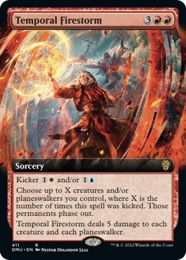 Image for Temporal Firestorm (Extended Art) (411) (Dominaria United) - Magic: The Gathering