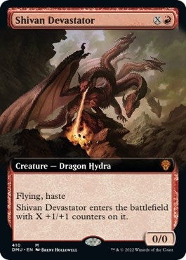Image for Shivan Devastator (Extended Art) (410) (Dominaria United) - Magic: The Gathering
